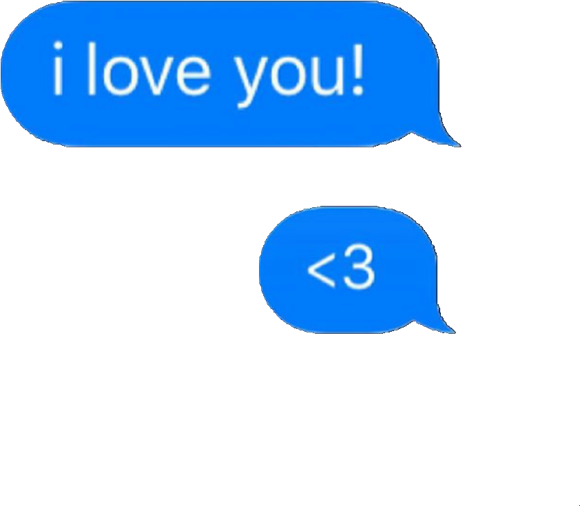 Love Message Heart Emoji Chat PNG image