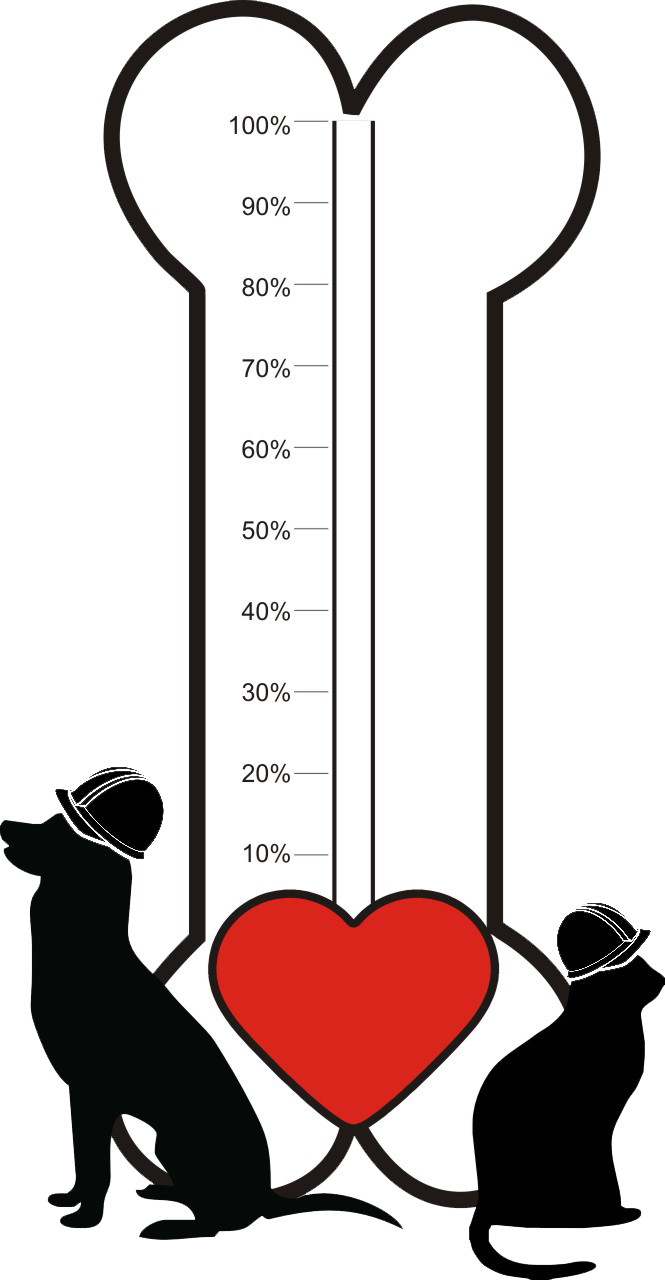 Love Meter Thermometerwith Cats PNG image