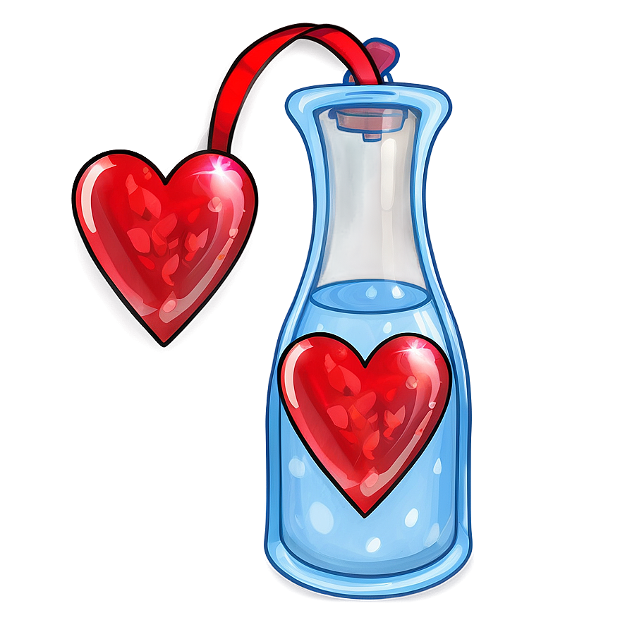 Love Potion With Hearts Png Abe96 PNG image