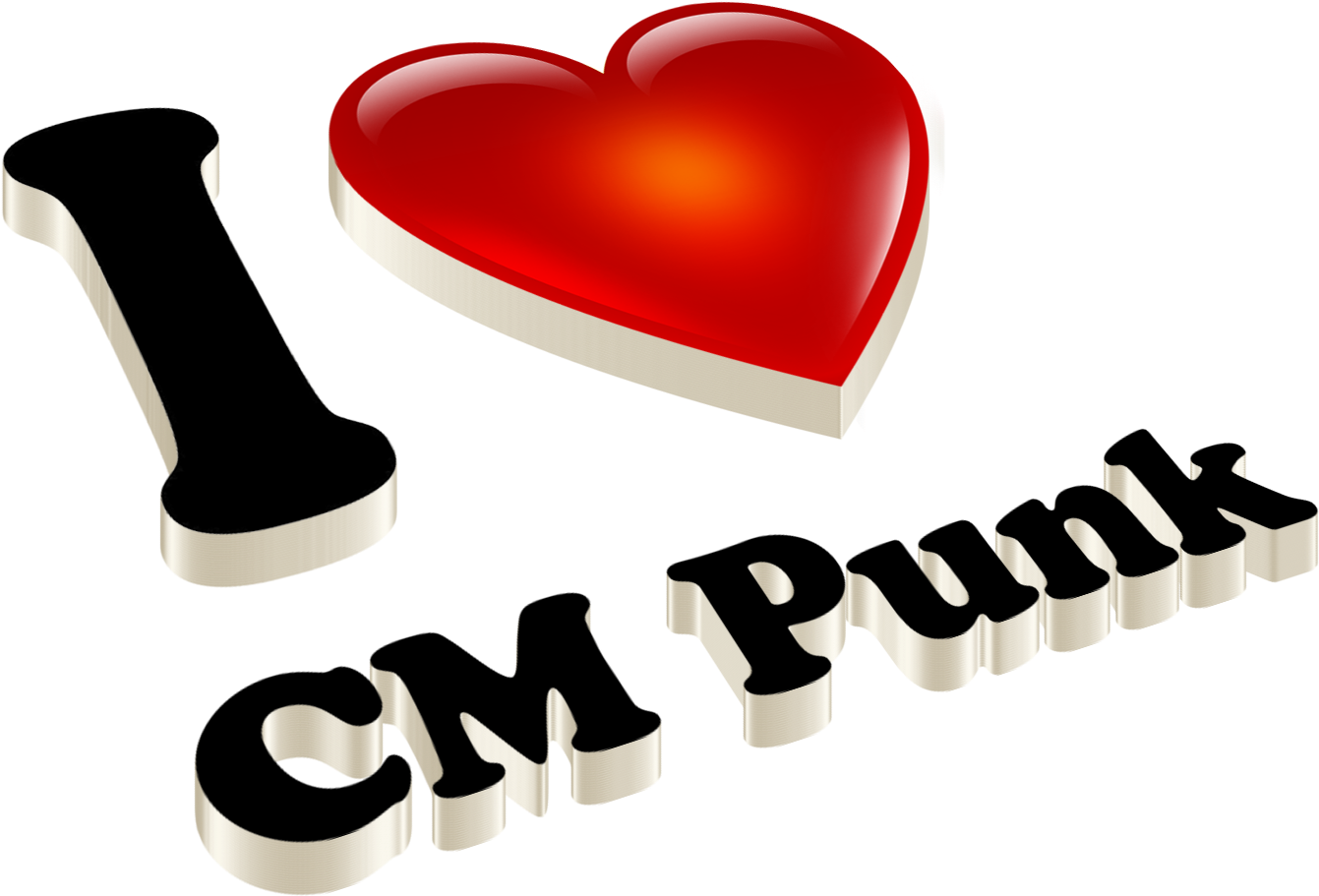 Lovefor C M Punk Graphic PNG image