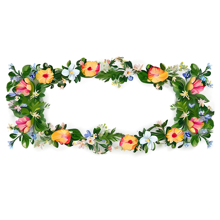 Lovely Border Illustration Png 06262024 PNG image