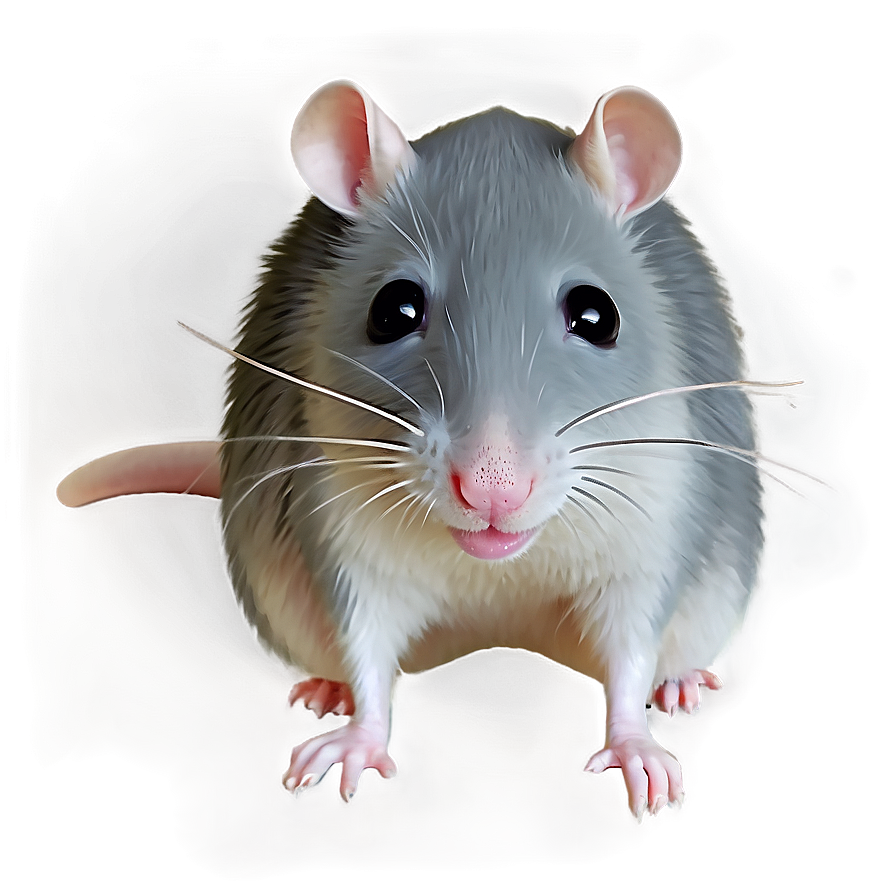 Lovely Rat Drawing Png 06252024 PNG image