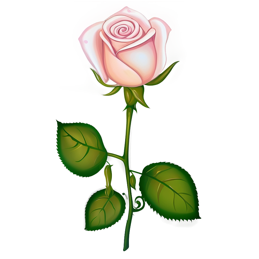 Lovely Rose Artwork Png Qno71 PNG image