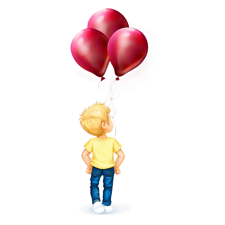 Lovely Valentine's Day Balloons Png 06202024 PNG image