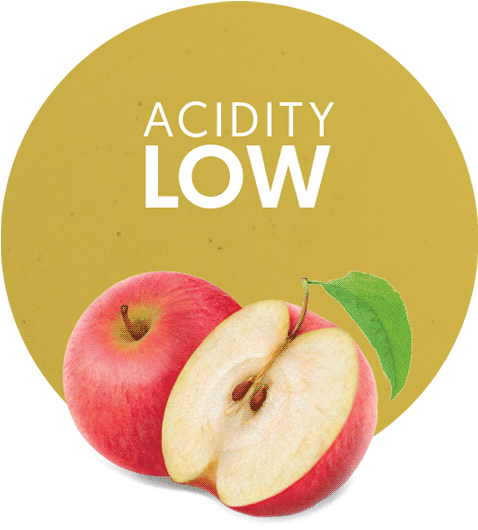 Low Acidity Apple Graphic PNG image