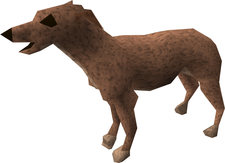 Low Poly Greyhound Model PNG image