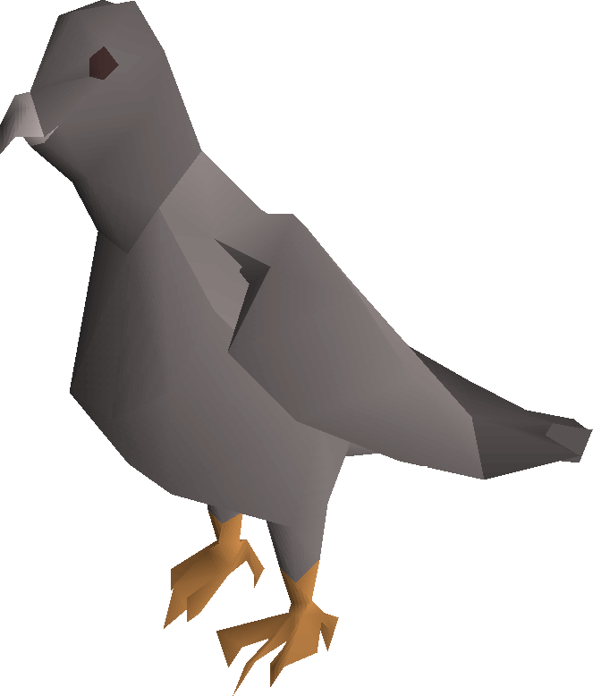 Low Poly Pigeon Model.png PNG image