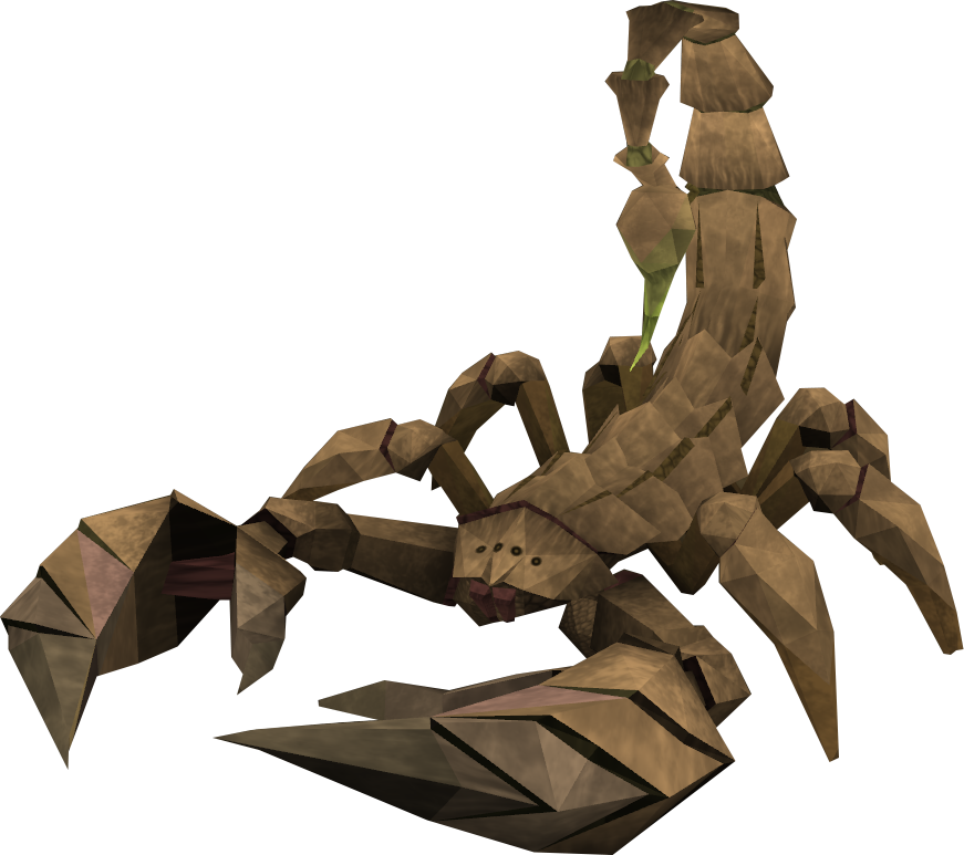 Low Poly Scorpion Artwork PNG image