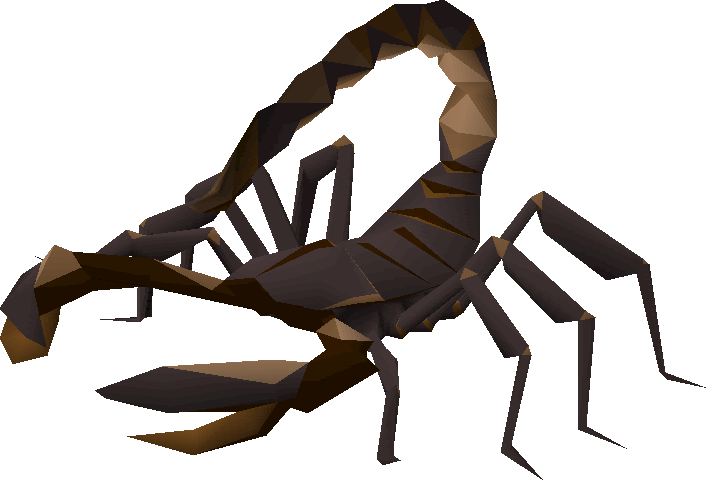 Low Poly Scorpion Graphic PNG image