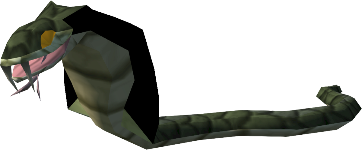 Low Poly3 D Cobra Model PNG image