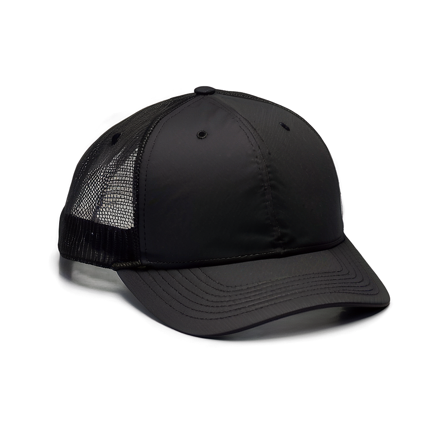 Low Profile Black Trucker Hat Png 19 PNG image