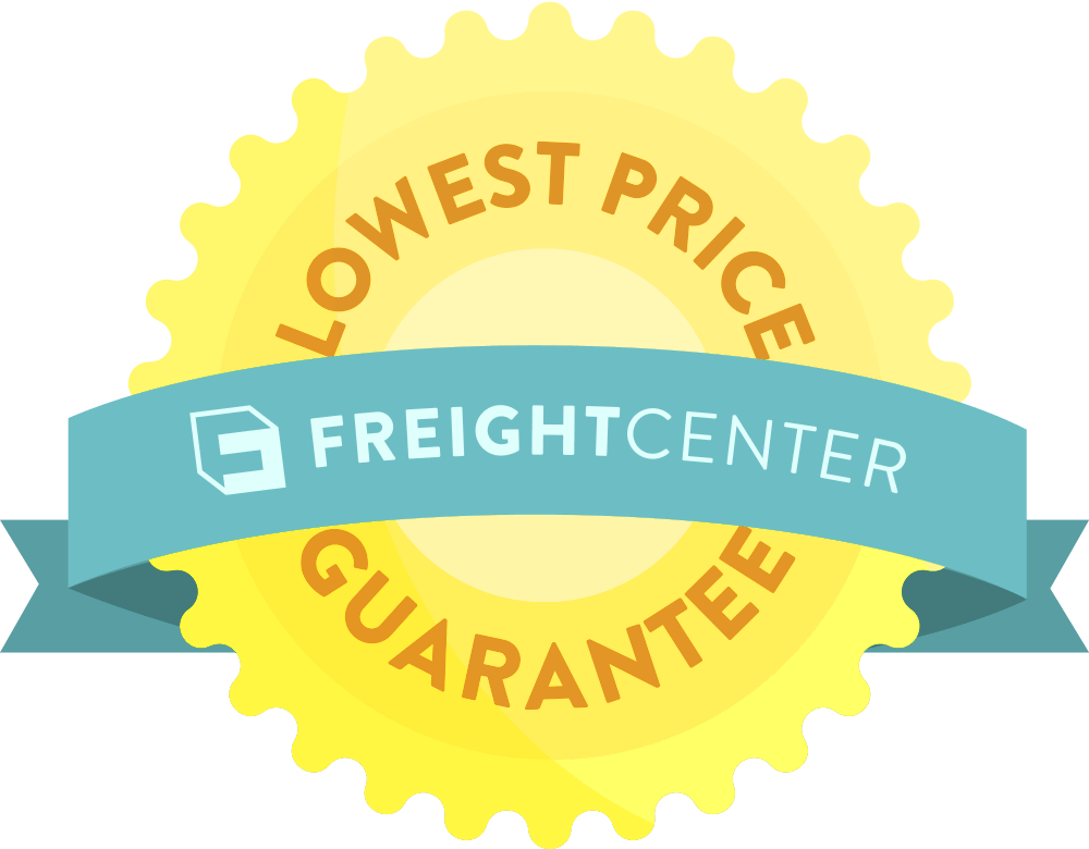 Lowest Price Guarantee Freight Center Badge PNG image