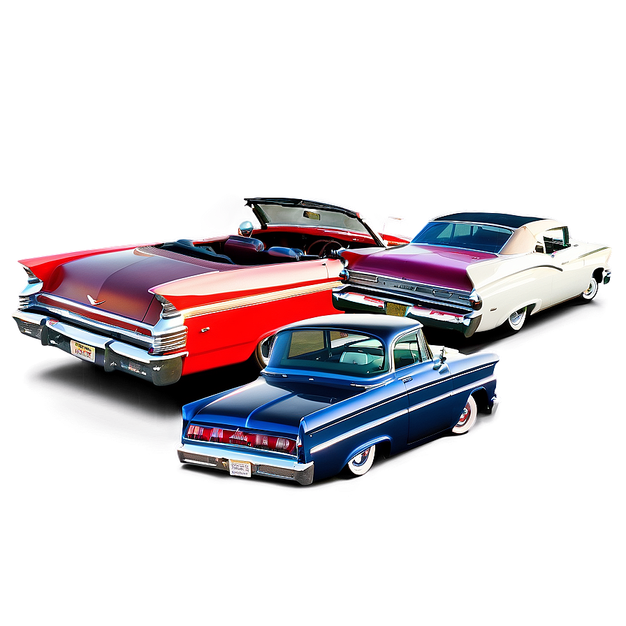 Lowrider Cruise Gathering Png 06112024 PNG image