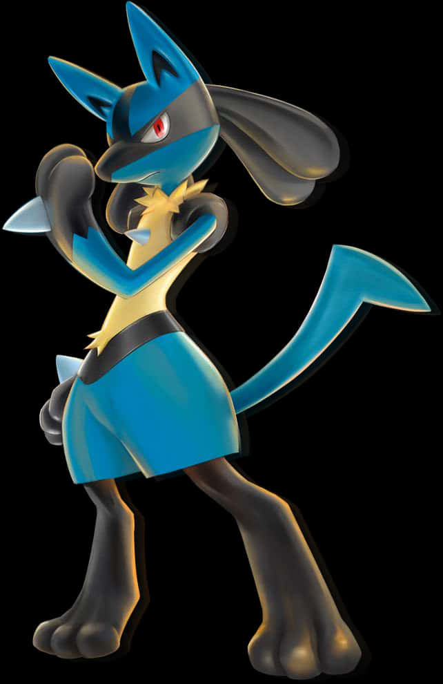 Lucario Pokemon Character PNG image