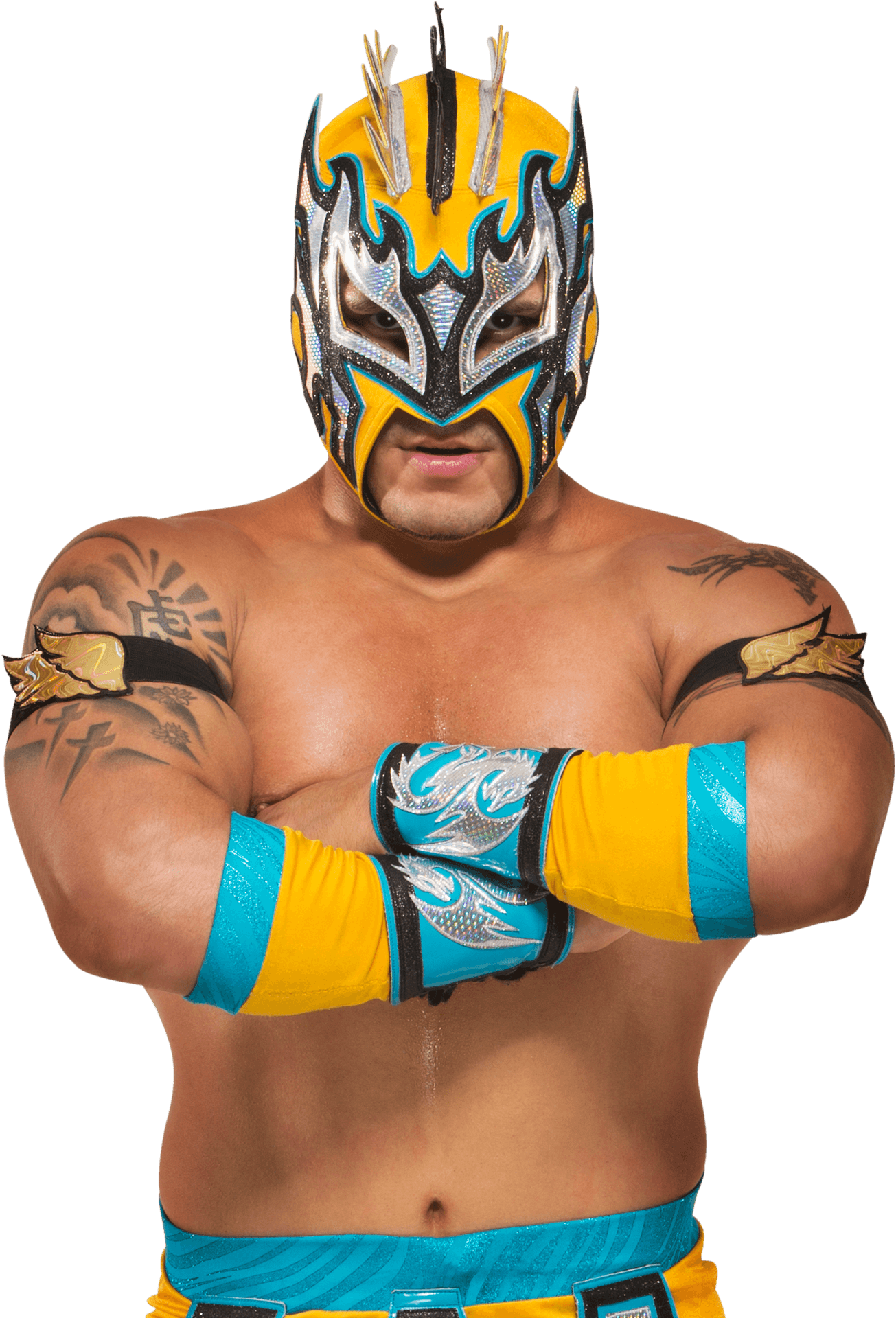 Luchadorin Colorful Mask PNG image