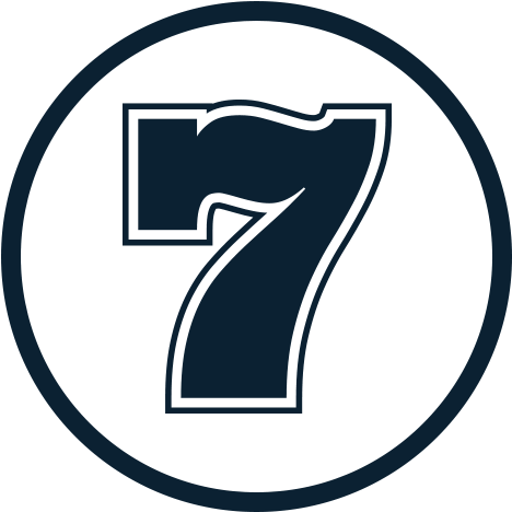 Lucky Number Seven Slot Icon PNG image