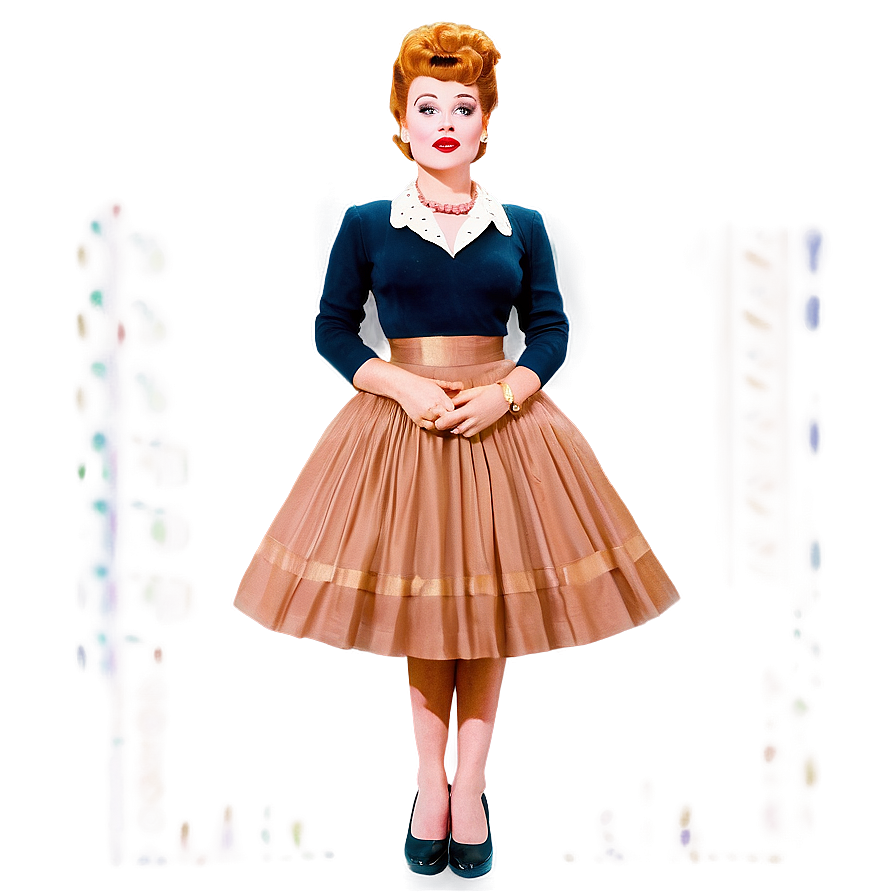 Lucy Ricardo's Most Memorable Outfits Png 06242024 PNG image