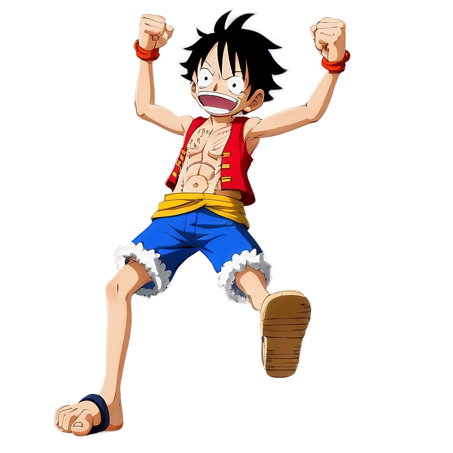Luffy's Victory Pose Png Cka29 PNG image