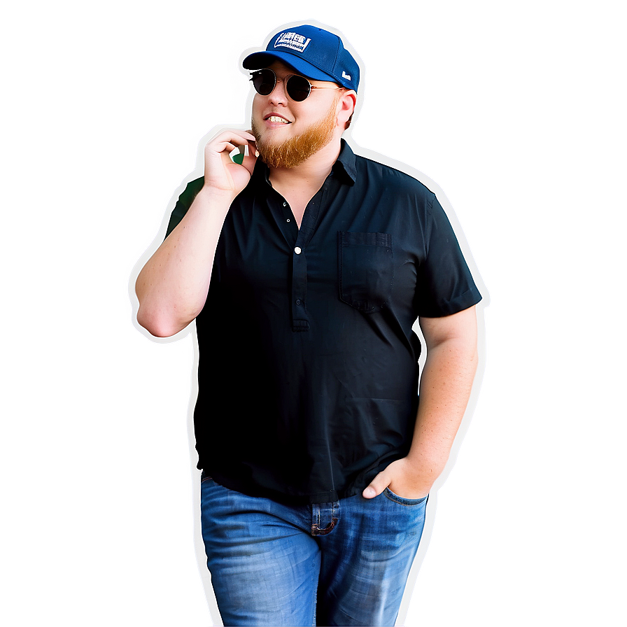 Luke Combs Candid Shot Png 96 PNG image