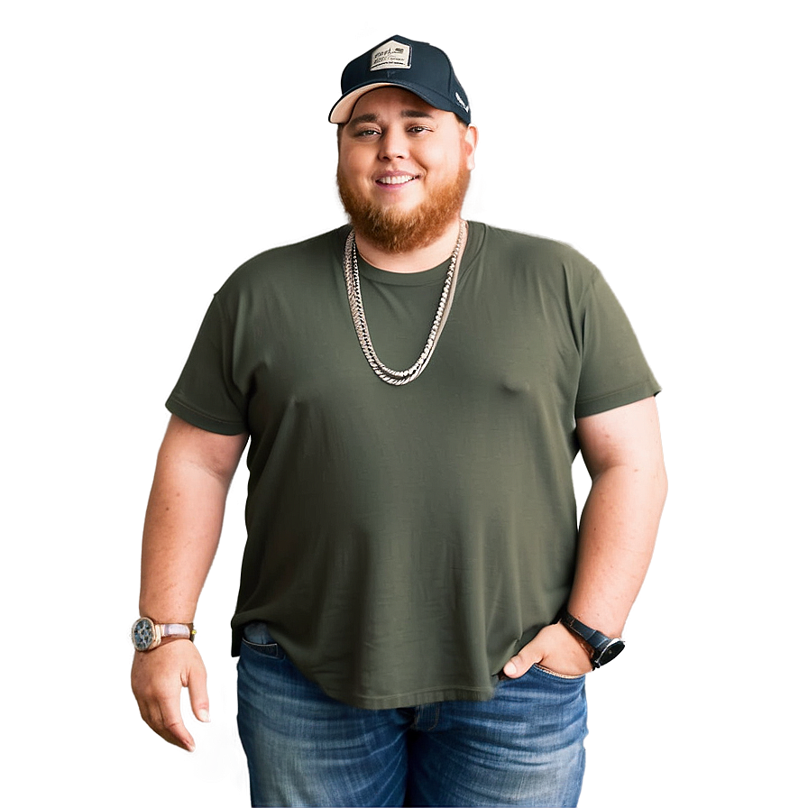 Luke Combs Casual Look Png 06122024 PNG image