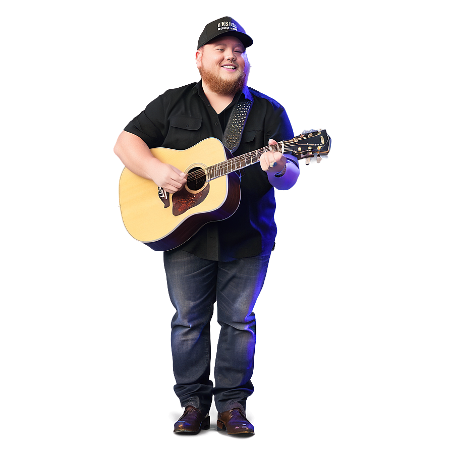 Luke Combs New Year's Eve Performance Png 88 PNG image