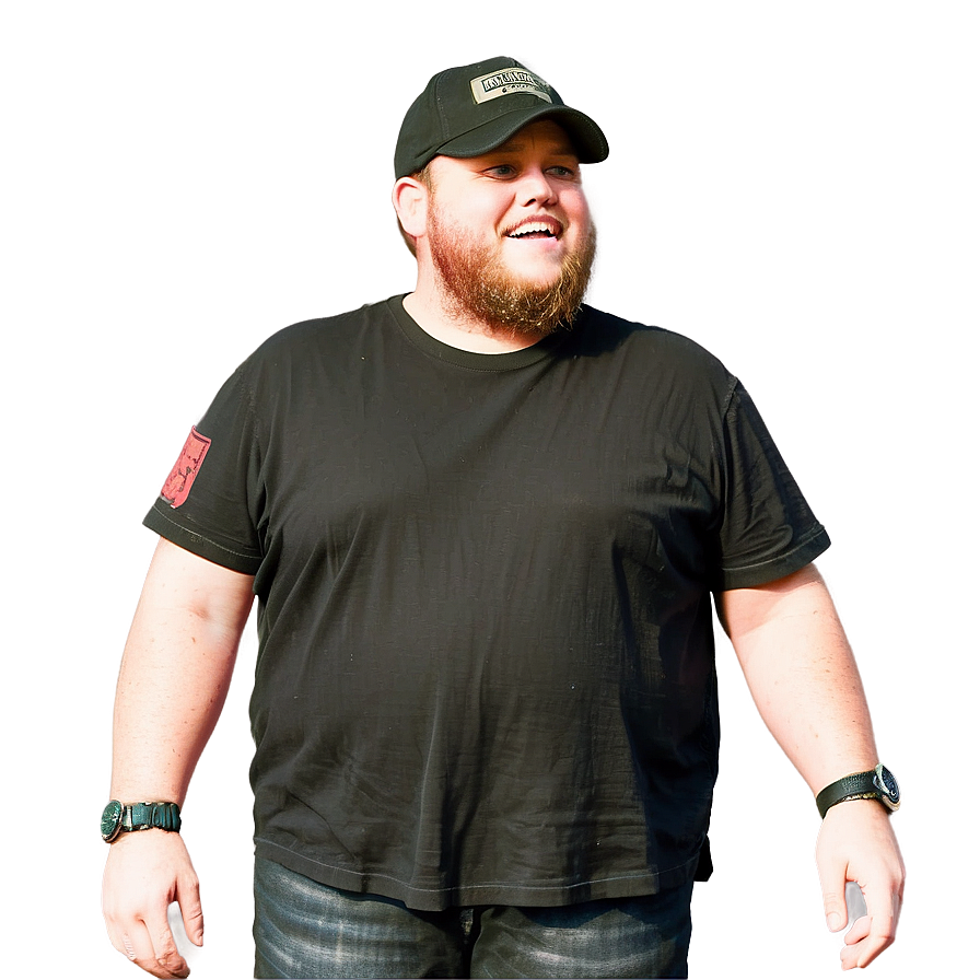 Luke Combs On Stage Png 06122024 PNG image