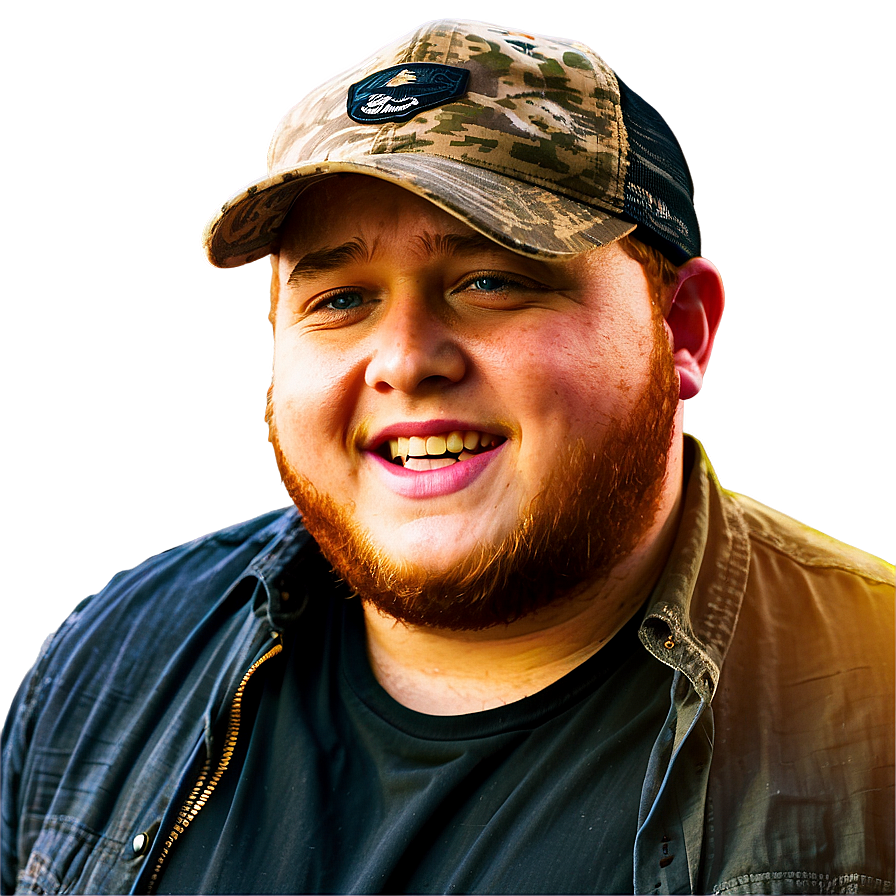 Luke Combs Portrait Png Iua PNG image