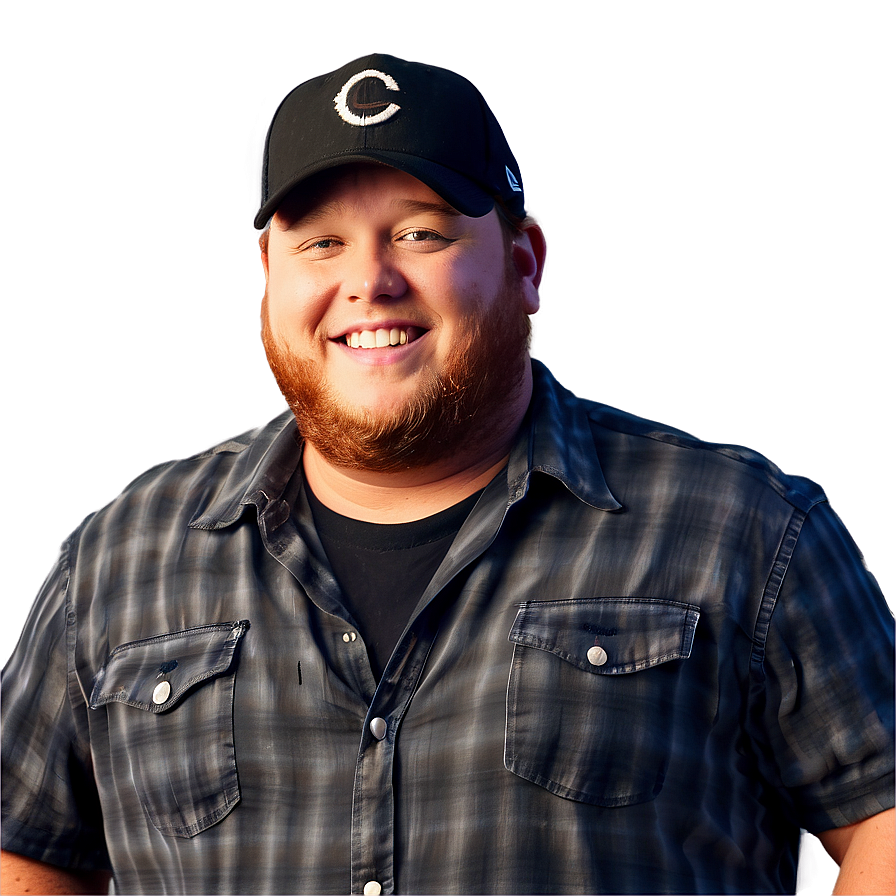 Luke Combs Smiling Png Iho PNG image