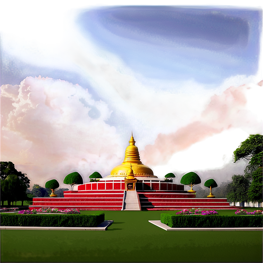 Lumbini Sacred Garden Png 06262024 PNG image