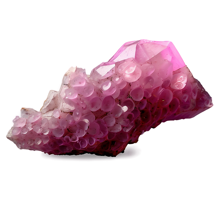 Luminescent Rose Quartz Specimen Png Ssa PNG image