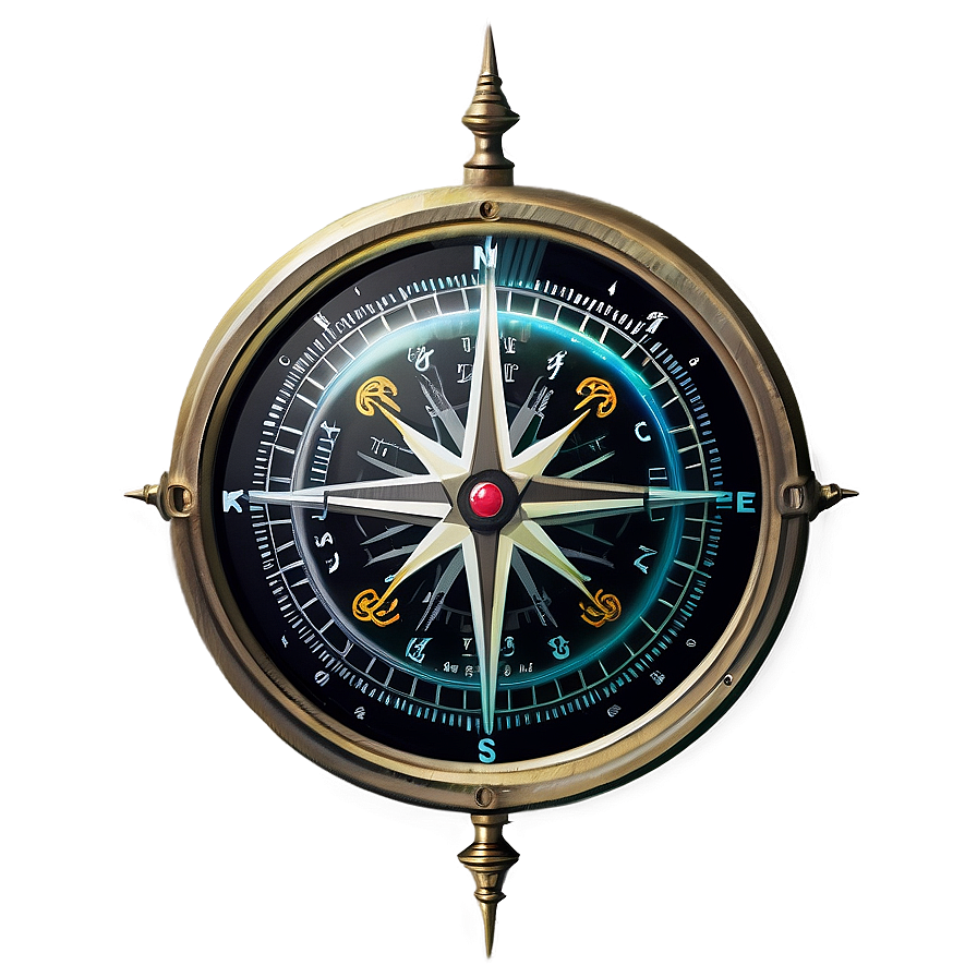 Luminous Compass Png 9 PNG image