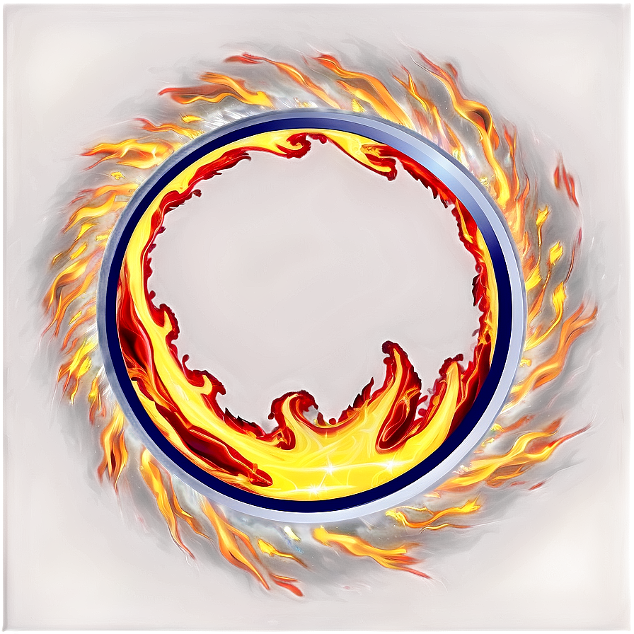 Luminous Fire Circle Png 62 PNG image