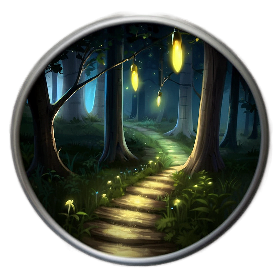 Luminous Firefly Path Png Krw PNG image