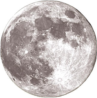 Luminous Full Moon Night Sky PNG image