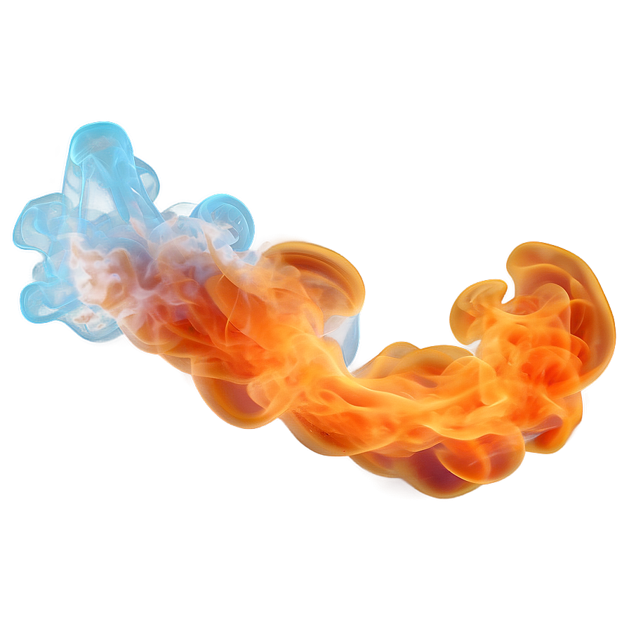 Luminous Orange Smoke Effect Png 06262024 PNG image