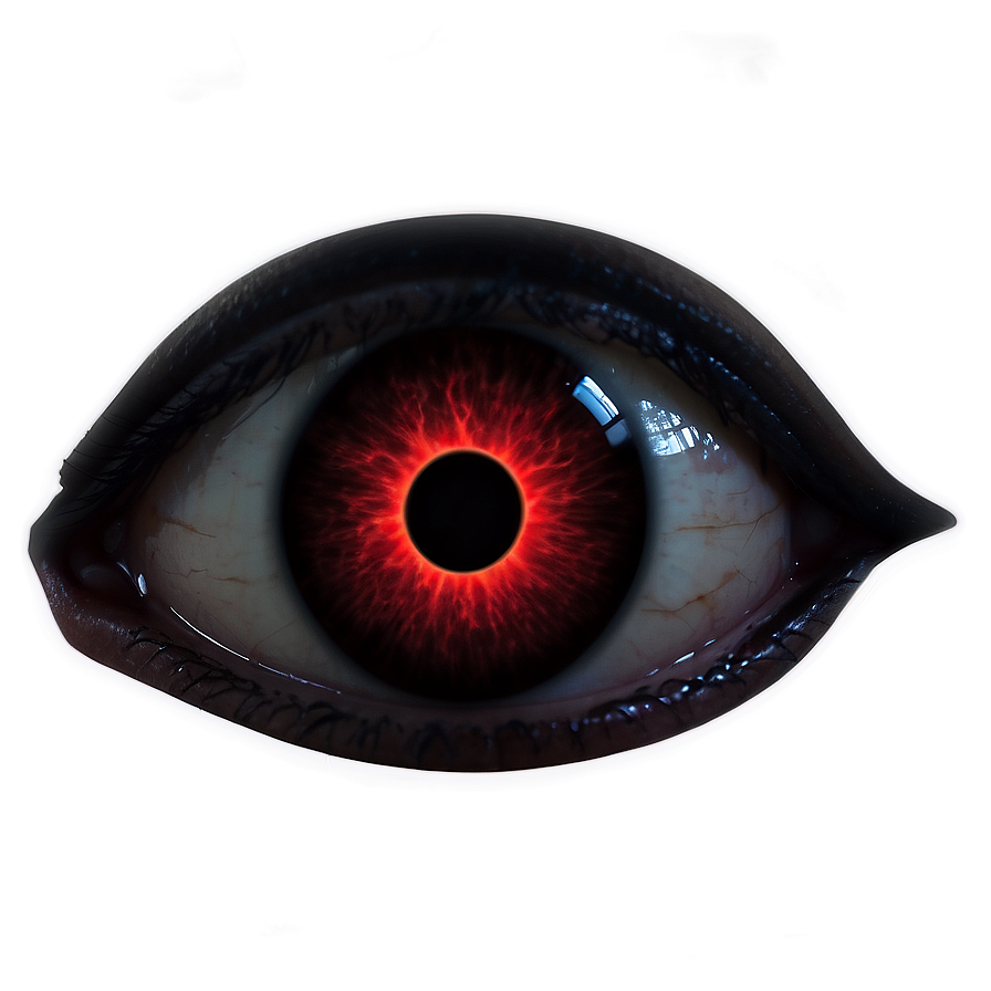 Luminous Red Eye Glow Png 06272024 PNG image