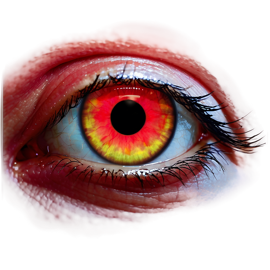 Luminous Red Eye Glow Png 74 PNG image