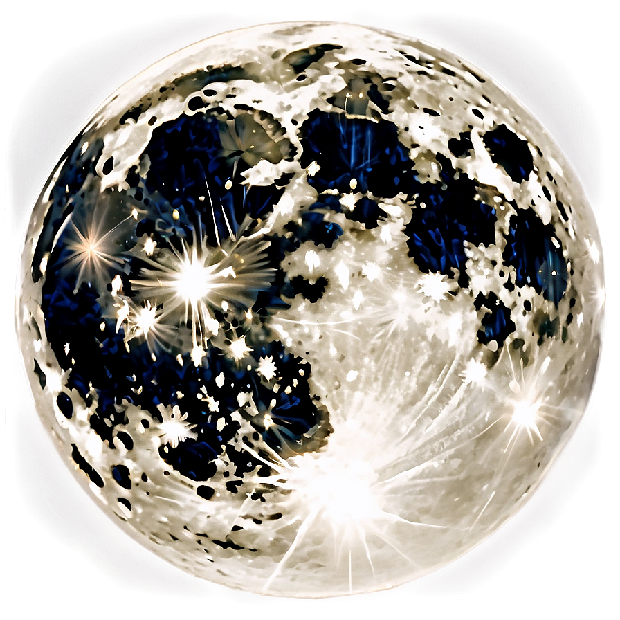 Lunar Beauty Full Moon Png 90 PNG image