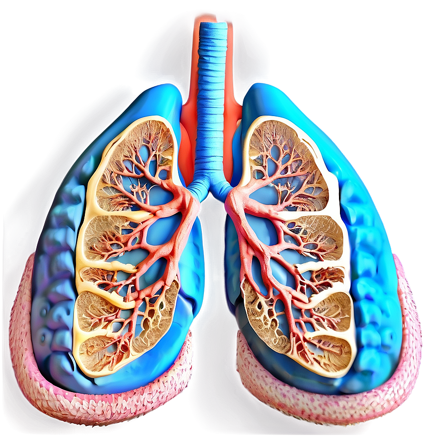 Lung Structure Illustration Png Obk93 PNG image