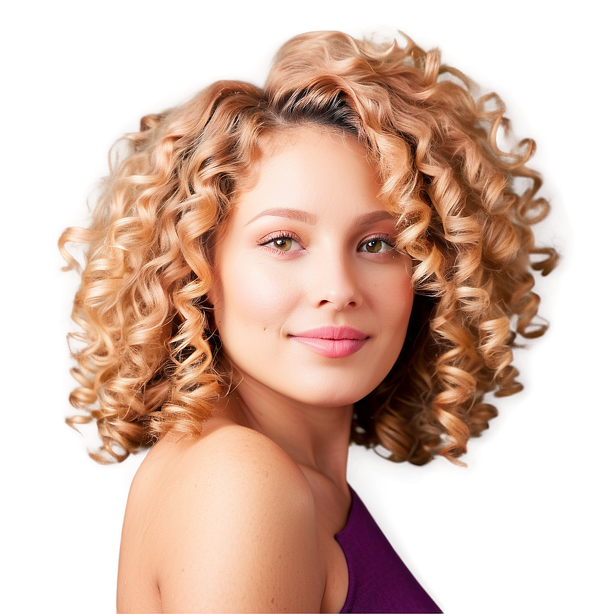 Luscious Curly Hair Volume Png Axu68 PNG image