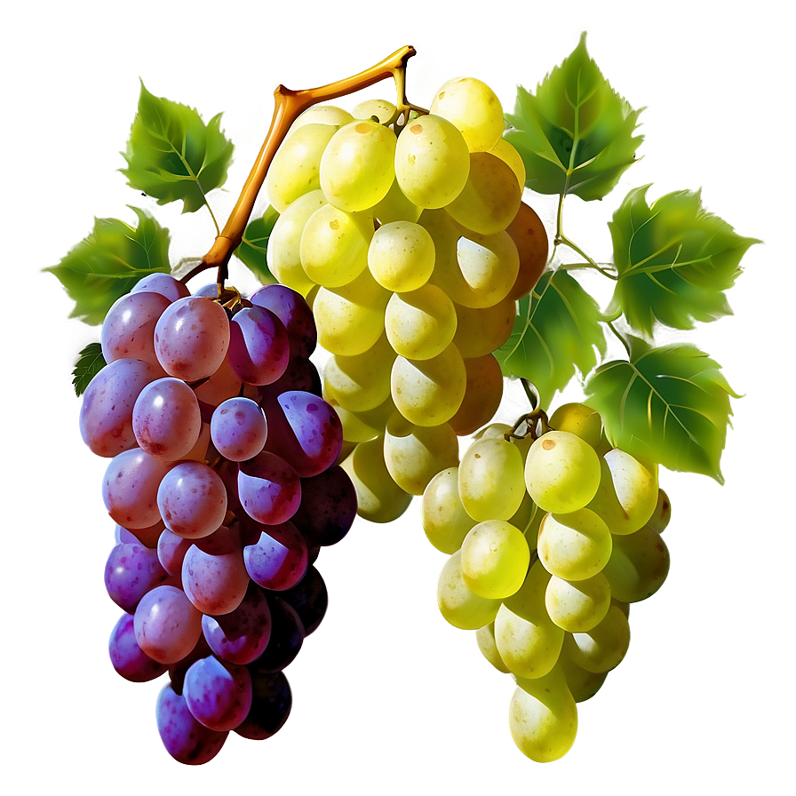 Luscious White Grape Png Son PNG image