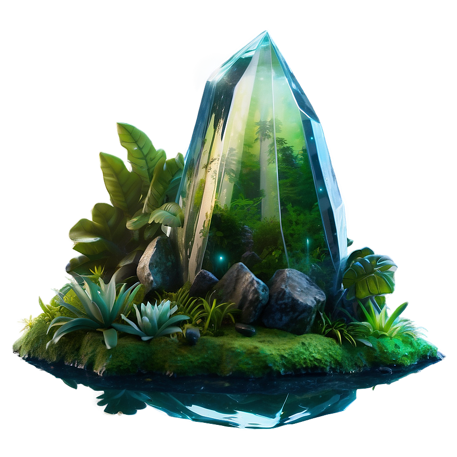 Lush Crystal Forest Png 94 PNG image