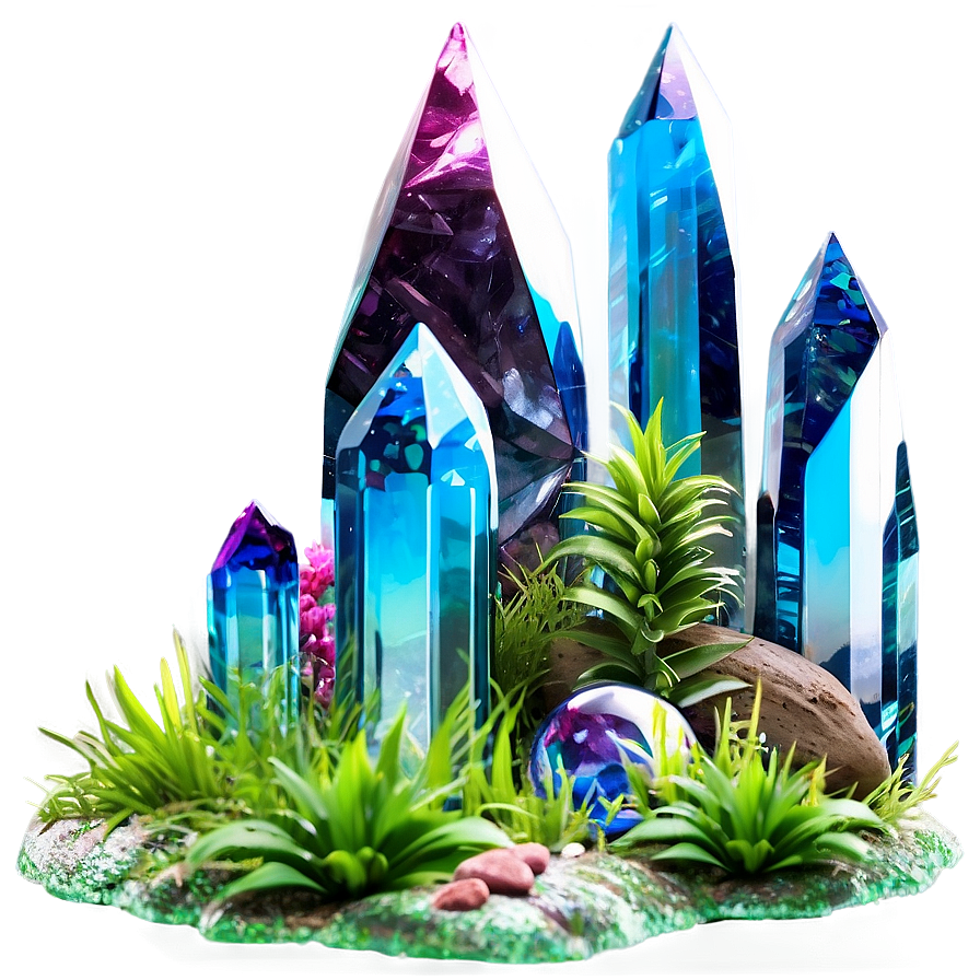 Lush Crystal Forest Png Oyd66 PNG image