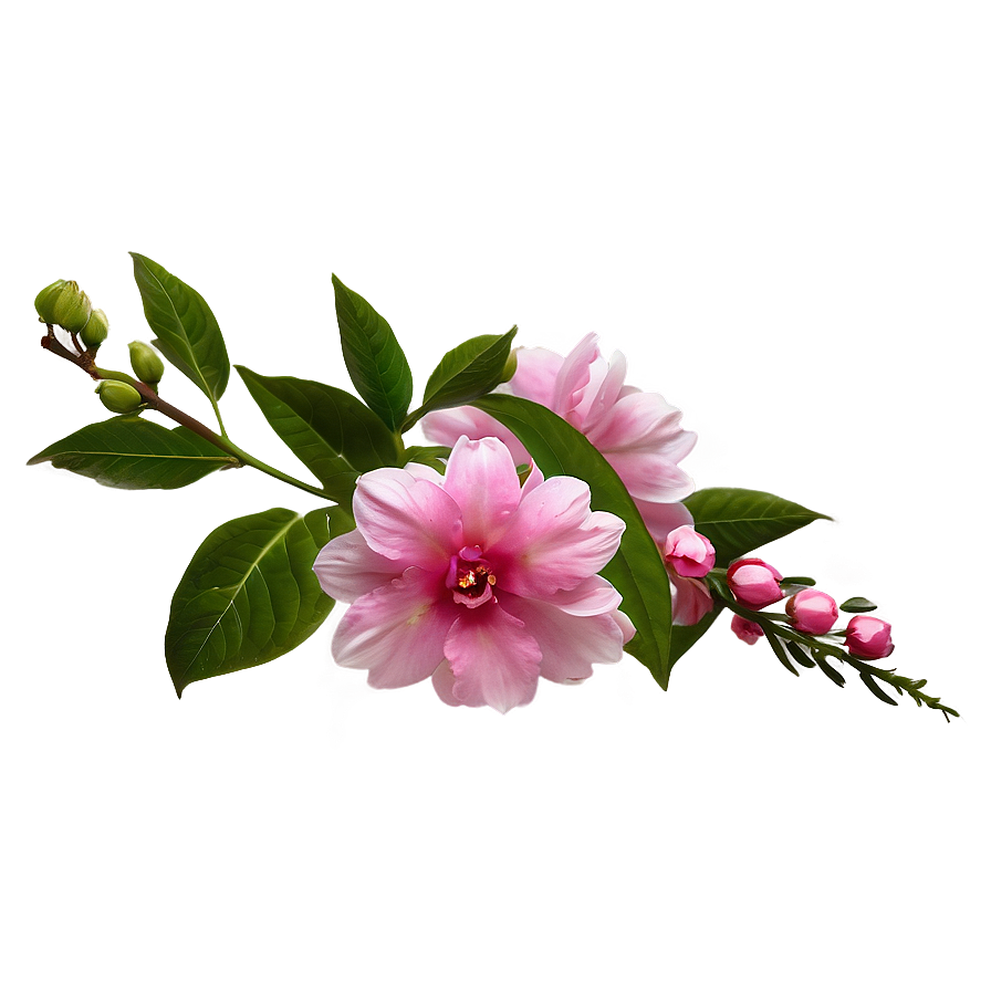 Lush Pink Flower Png Sio93 PNG image