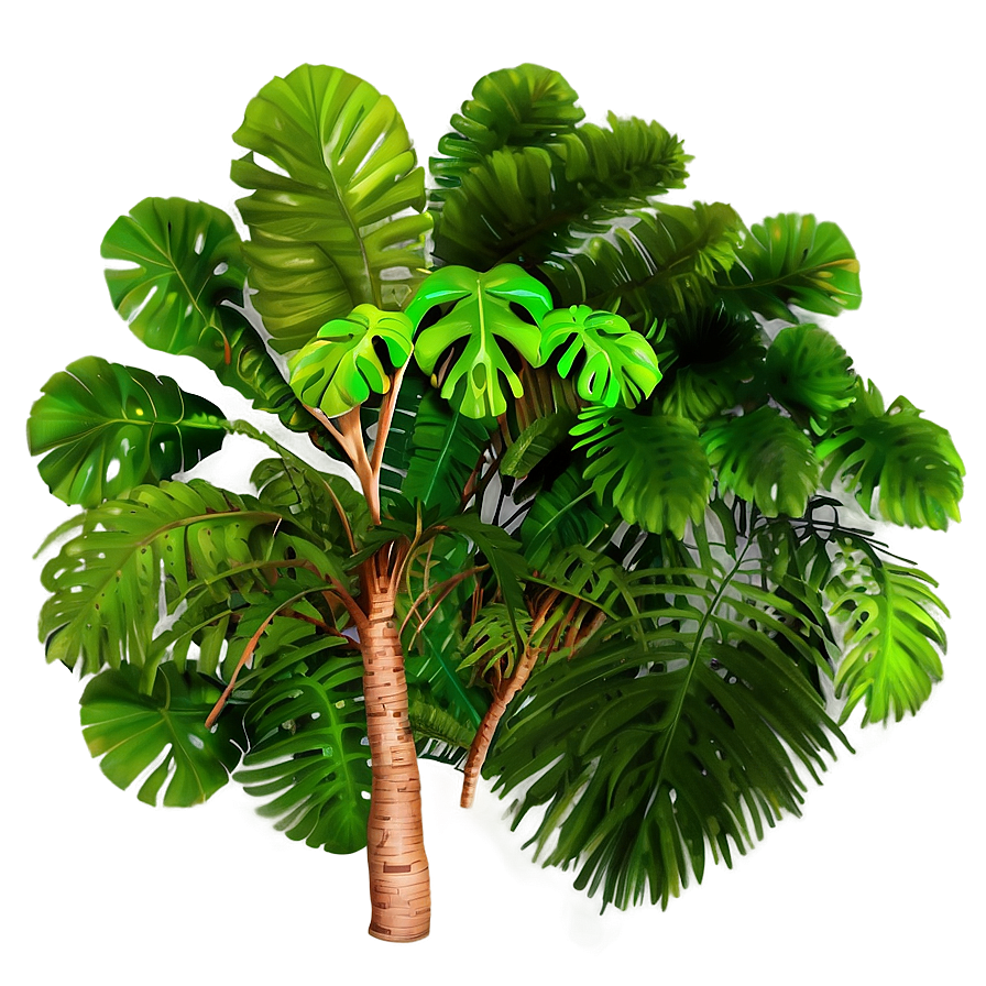 Lush Rainforest Canopy Png Yab35 PNG image