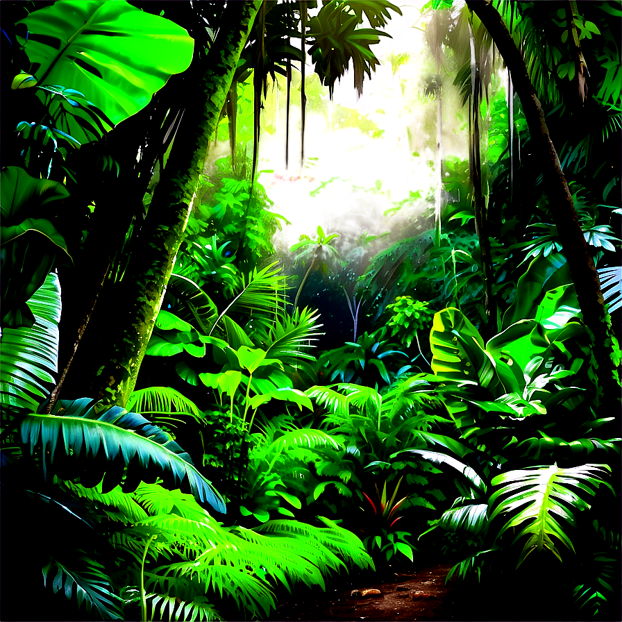 Lush Tropical Rainforest Picture Png 14 PNG image