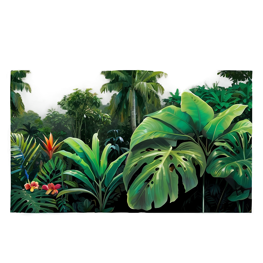 Lush Tropical Rainforest Picture Png Wij47 PNG image