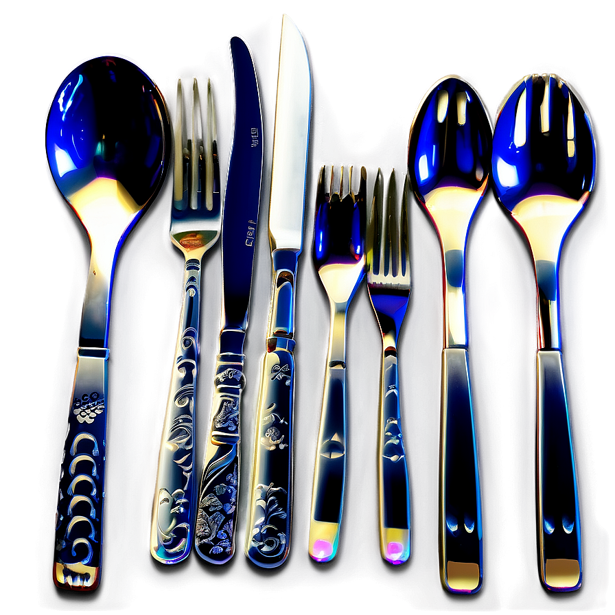 Luxe Dining Utensils Png 55 PNG image