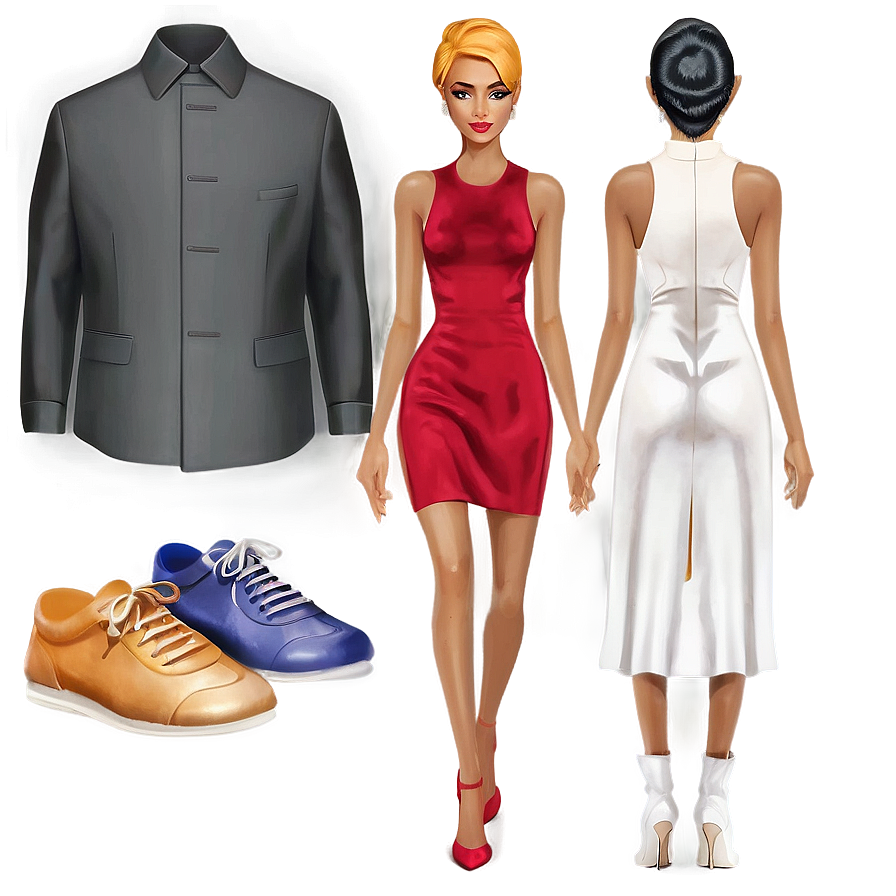 Luxe Fashion Wardrobe Png 38 PNG image