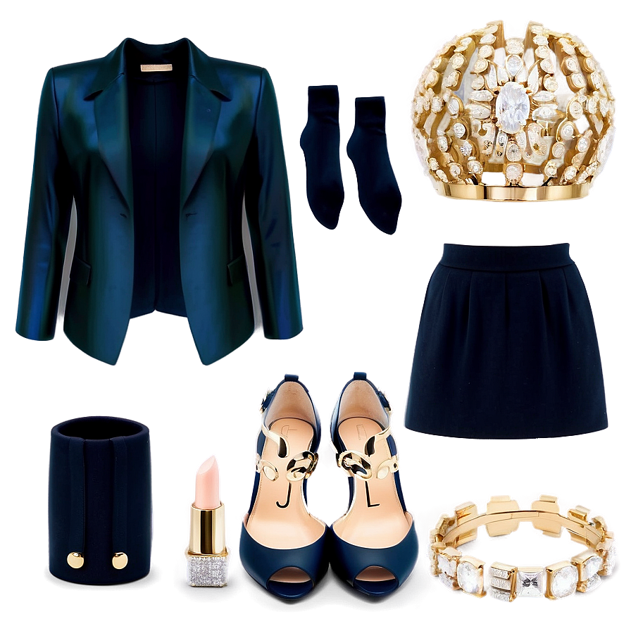 Luxe Fashion Wardrobe Png Kgc18 PNG image